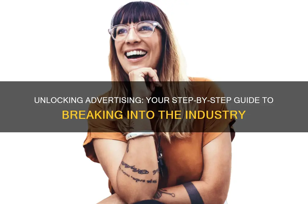 how can i get into advertising