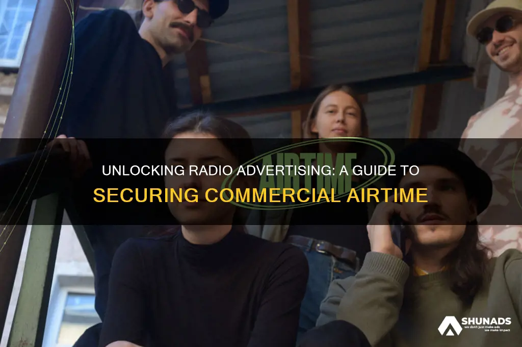 how can i get radio advertising space for commercial use