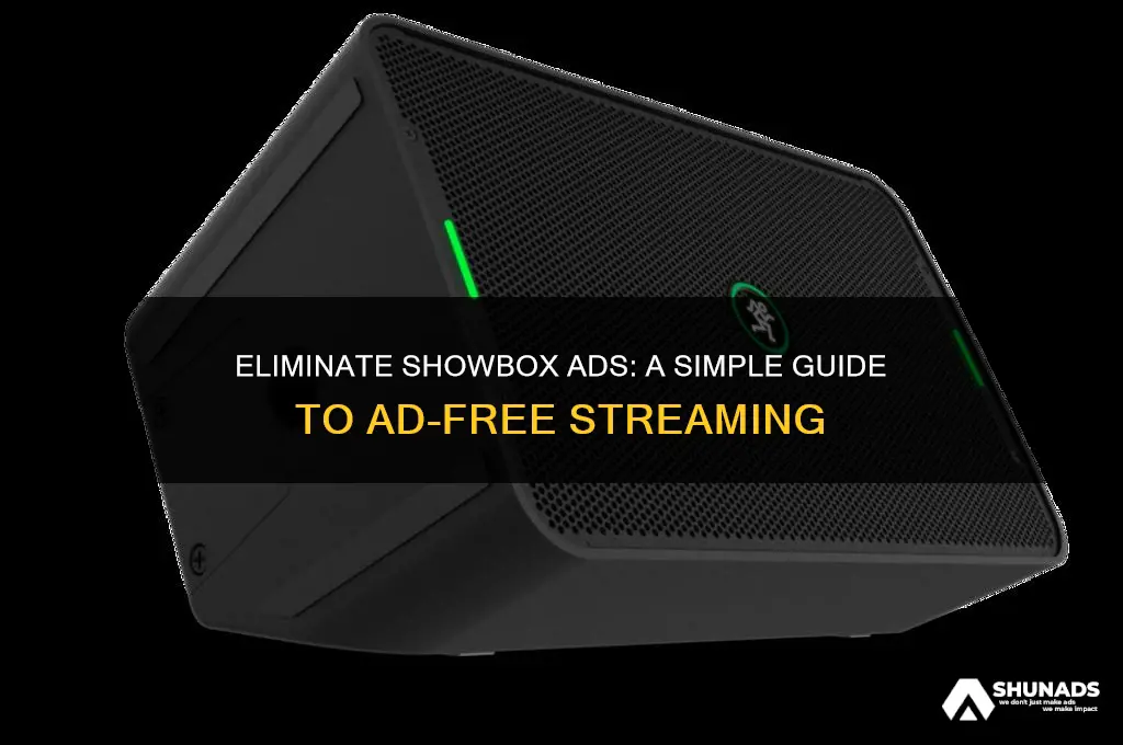 how can i get rid of advertisements in showbox