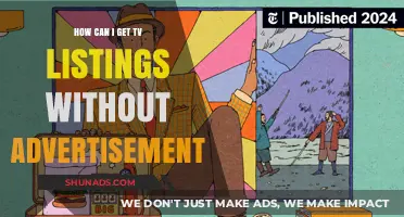Ad-Free TV Listings: Discover Seamless Viewing Options Today