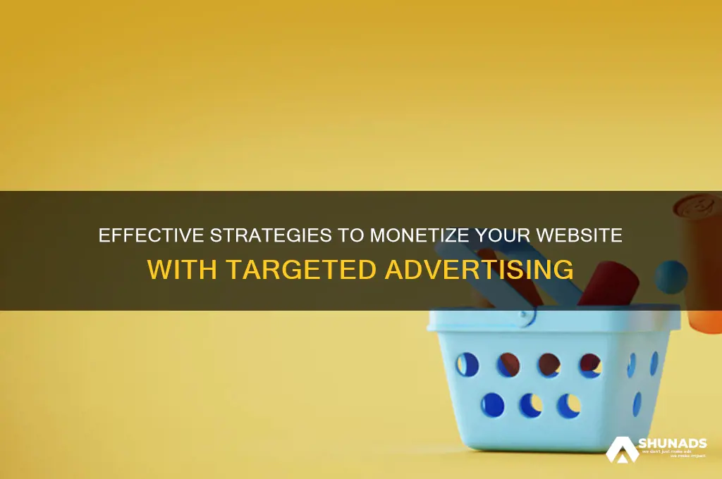 how can i put advertising on my website
