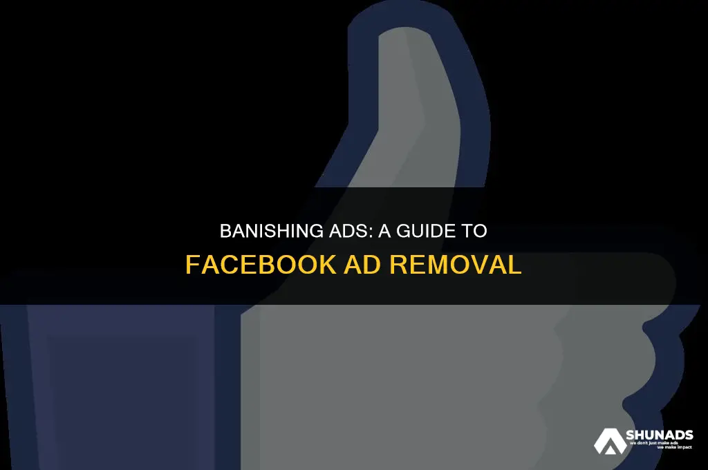 how can i remove advertisements on facebook