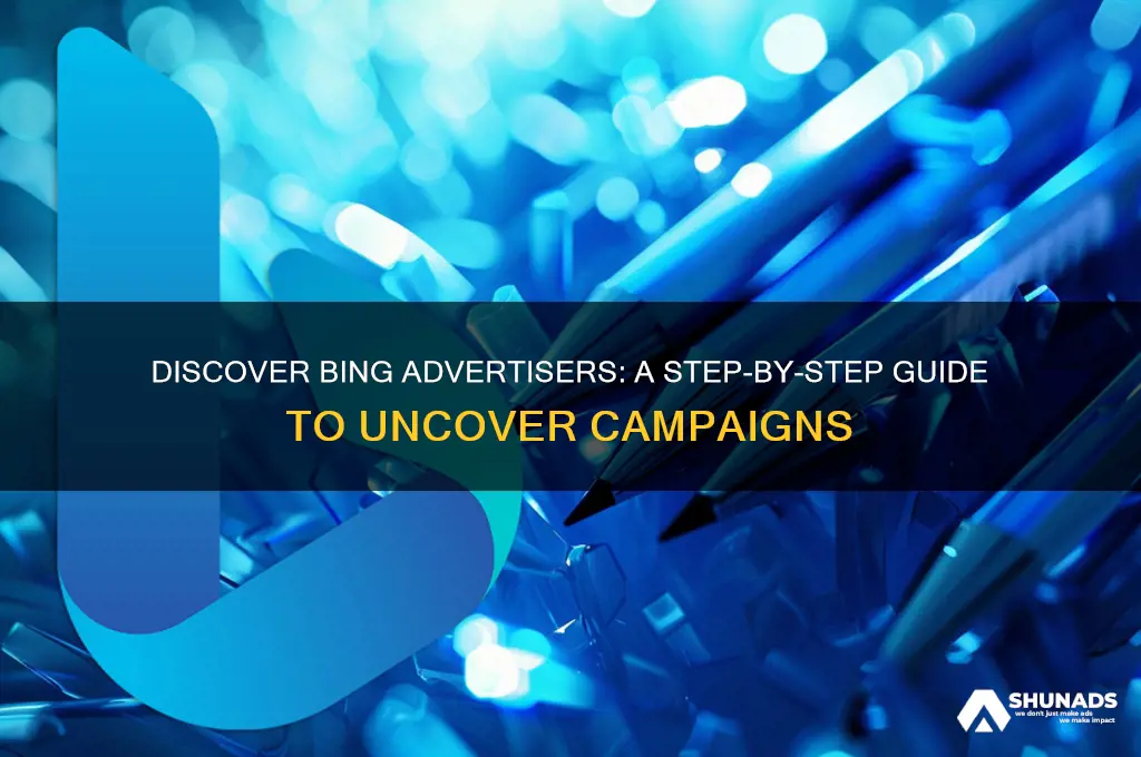 how can i see who advertises on bing