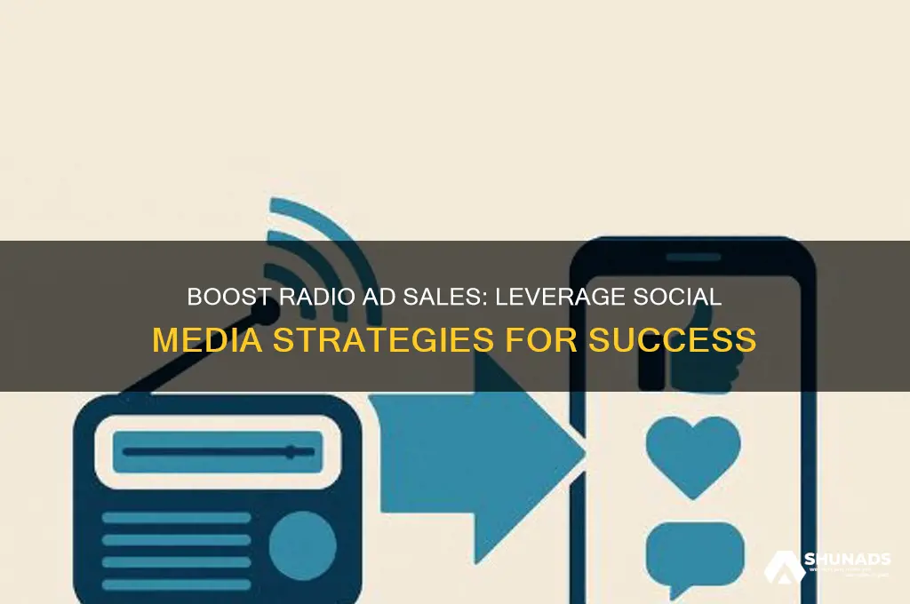 how can i sell radio advertising with social media