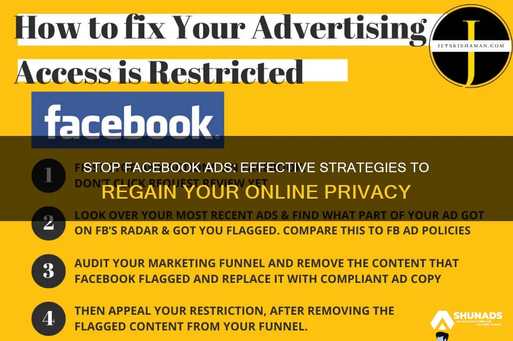 how can i stop facebook advertising
