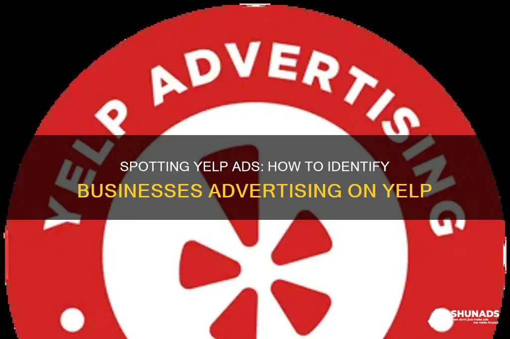how can i tell if a business advertise with yelp