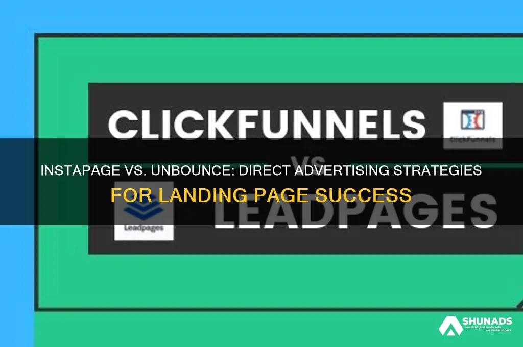 how can instapage directly advertise against unbounce