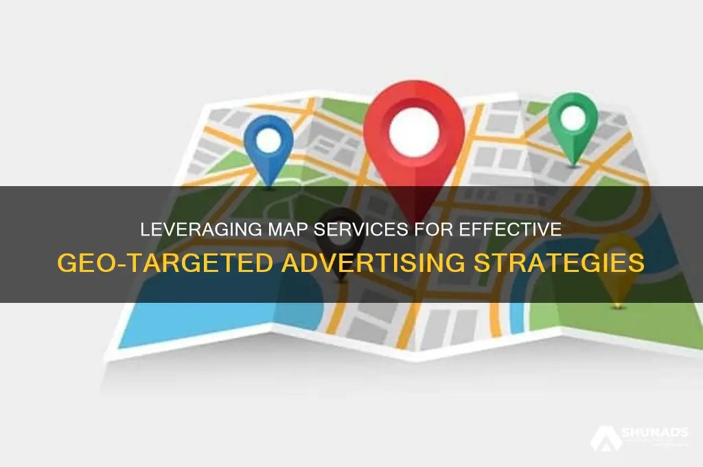 how can map services be used as advertisement