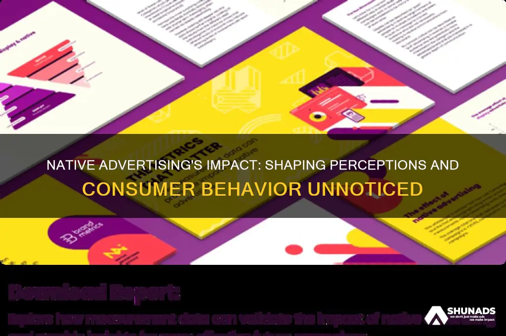 how can native advertising affect us