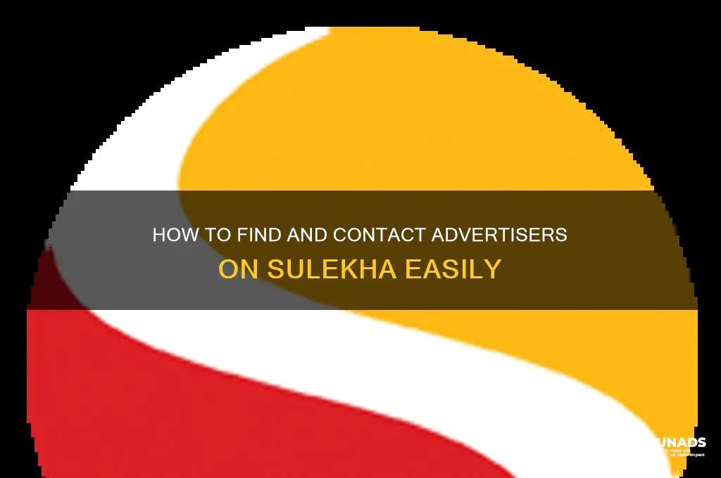 how can we get advertisers number on sulekha