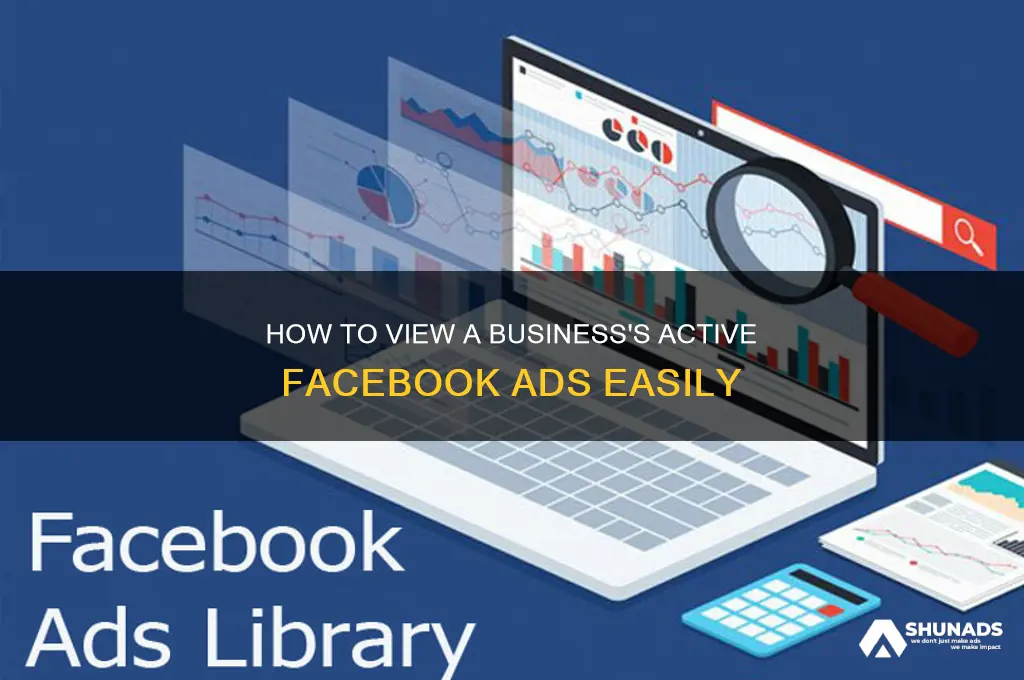 how can we view a businesses facefook page