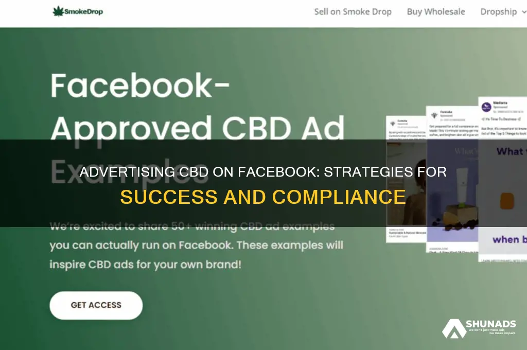 how can you advertise cbd on facebook