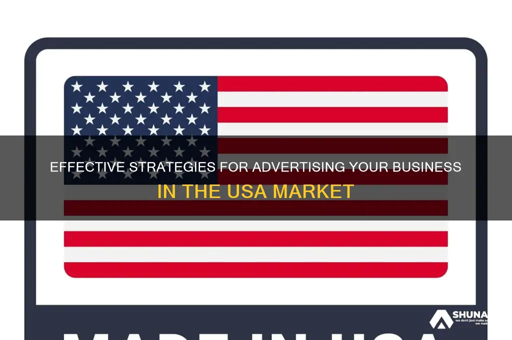 how can you advertise in the usa