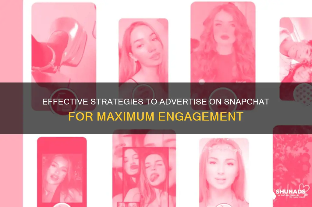 how can you advertise on snapchat
