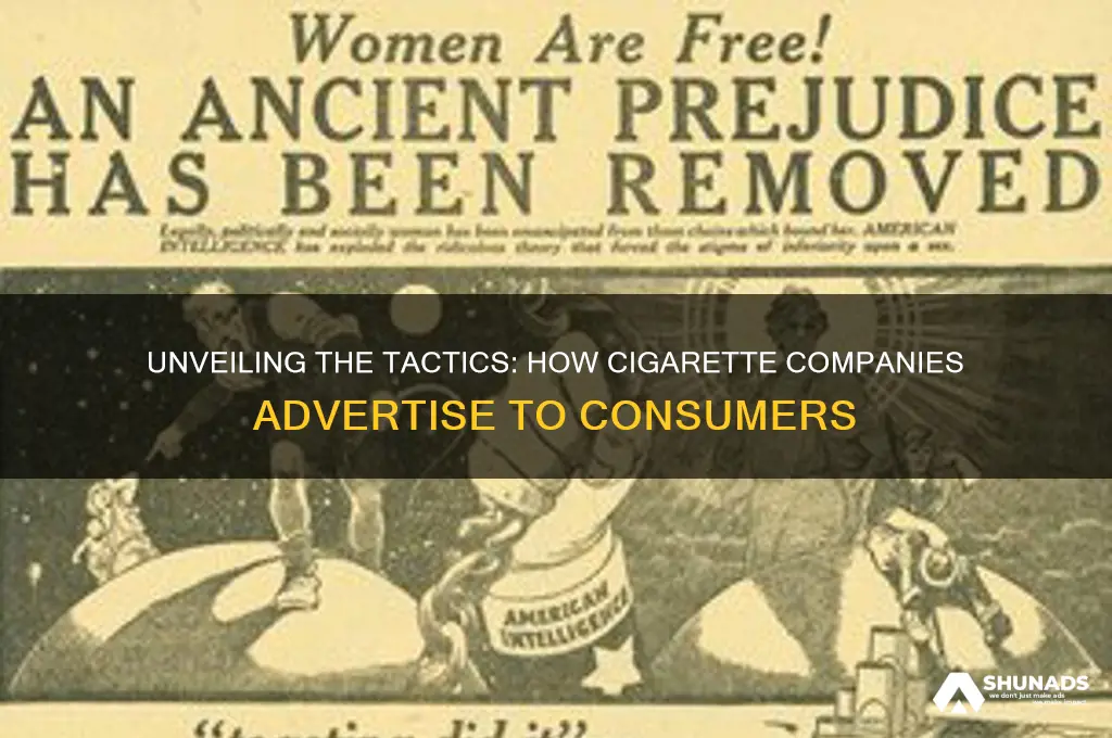 how cigarette companies advertise