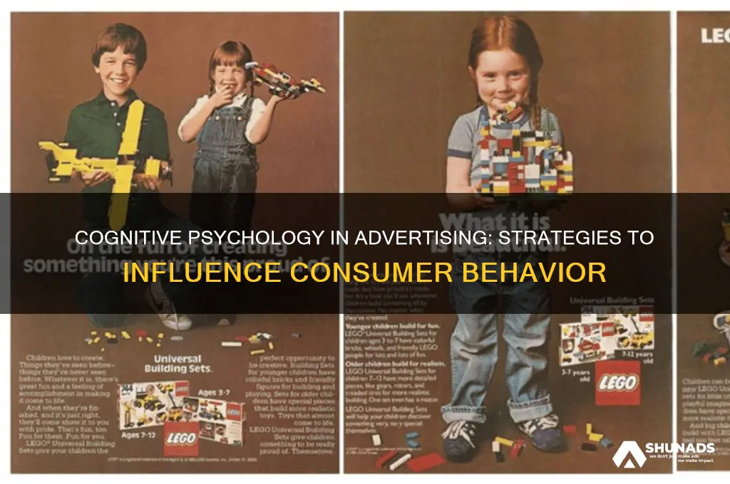 how cognitive psychology is used in advertising