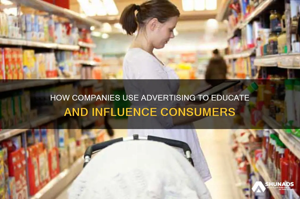 how companies advertise advertising informs consumers