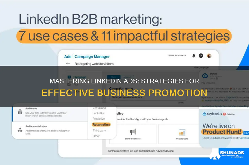how companies advertise on linkedin