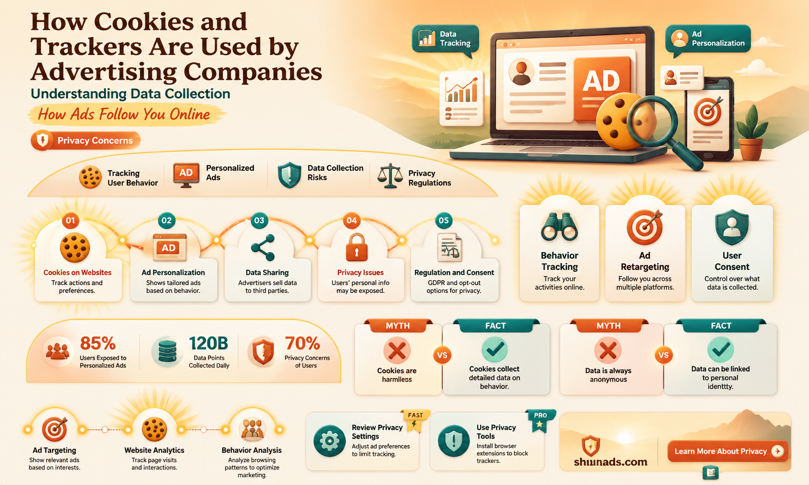 are used by advertising companies to keep track