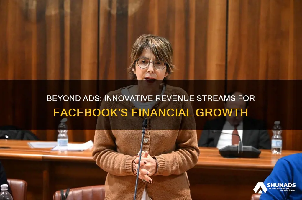 how could facebook make money outside of advertising