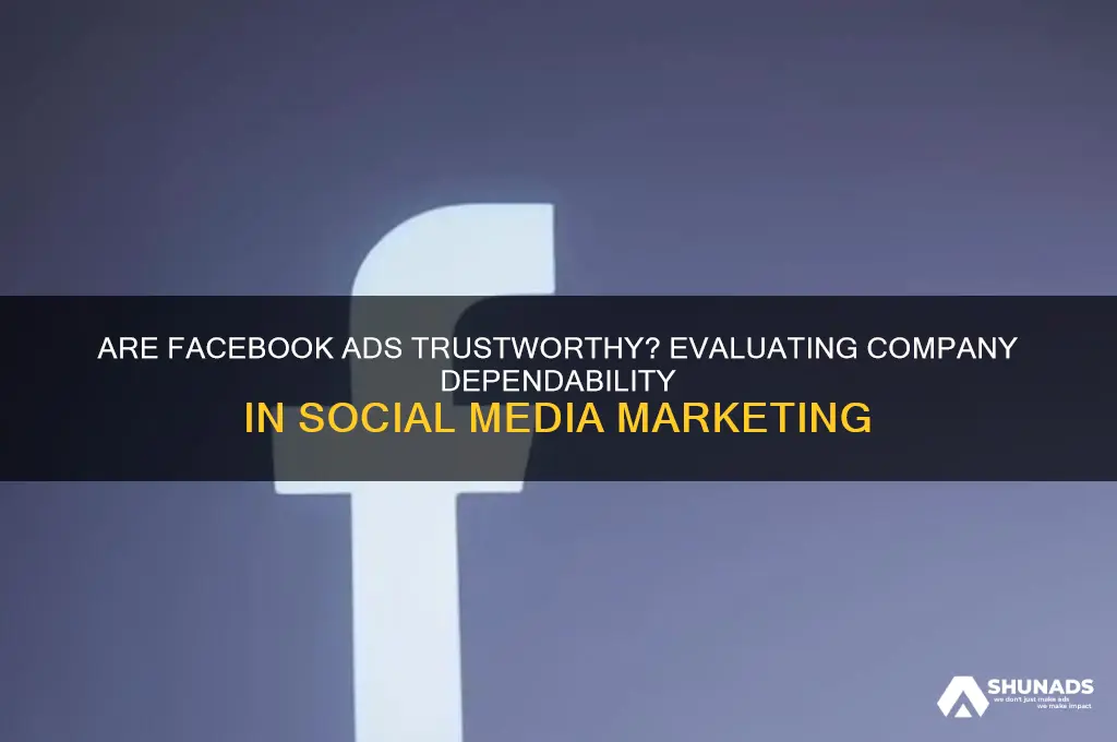 how dependable are companies that advertise on facebook