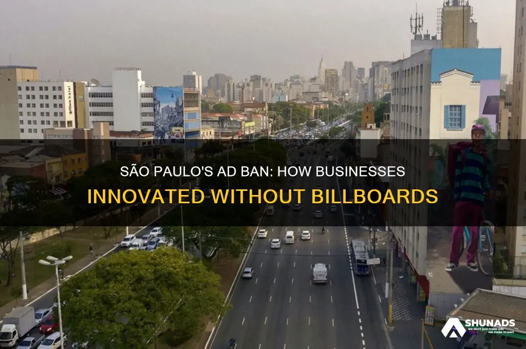 how did businesses adapt to sao paulo banning advertising