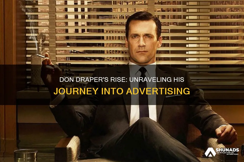 how did don draper get into advertising