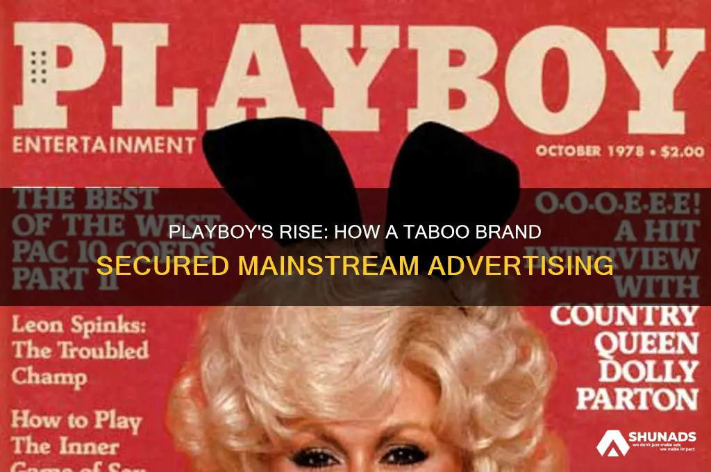 how did playboy get mainstream advertising