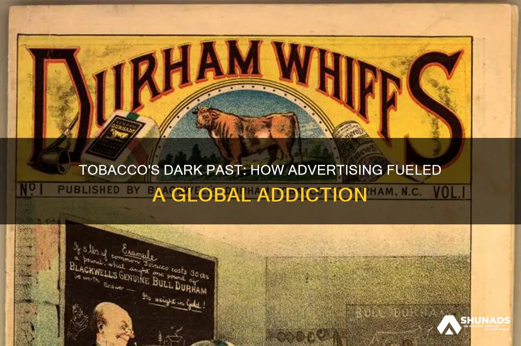 how did tobacco companies use advertising in the past