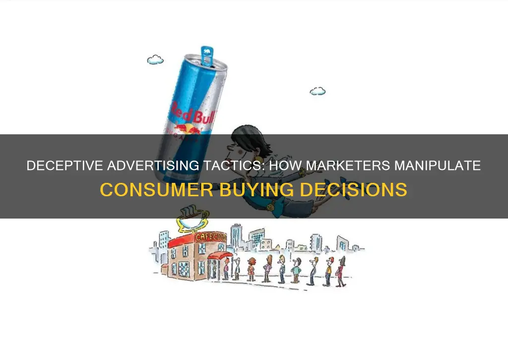 how do advertisers use deceptive descriptions to influence consumer purchasing