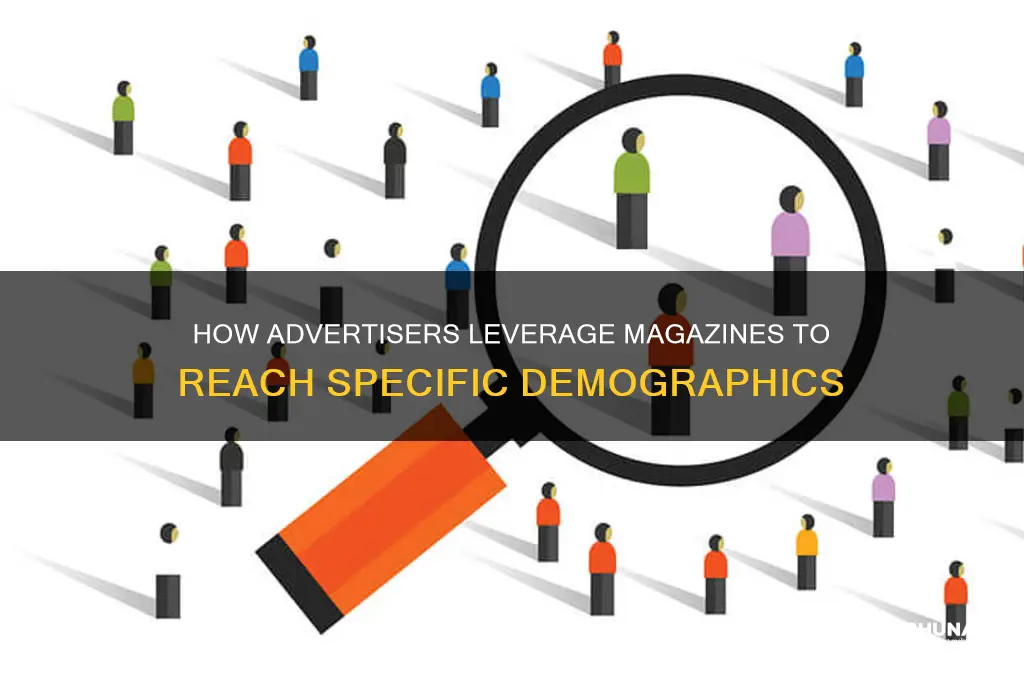 how do advertisers uses magazines to target demographic
