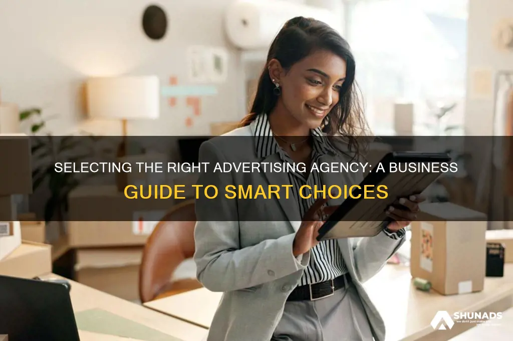how do businesses choose an advertising agency