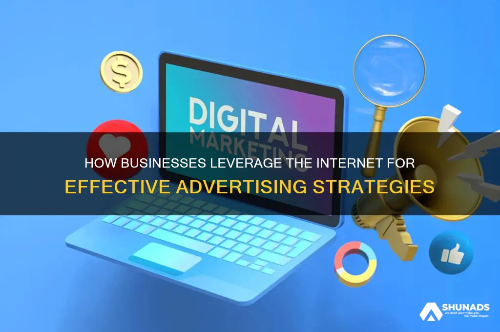 how do businesses use the internet to advertise