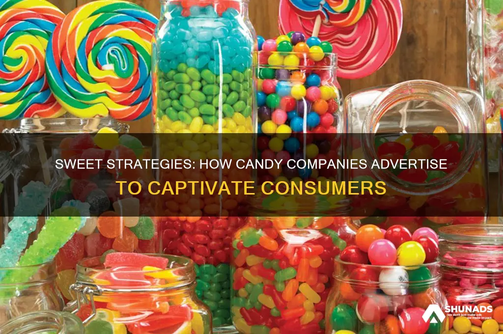 how do candy companies advertise