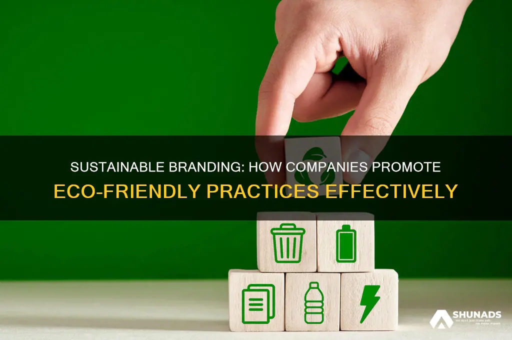 how do companies advertise sustainability