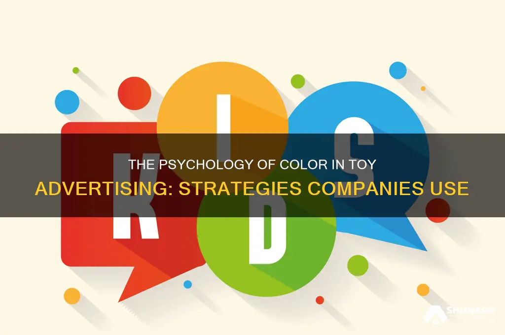 how do companies use colors in toy advertising