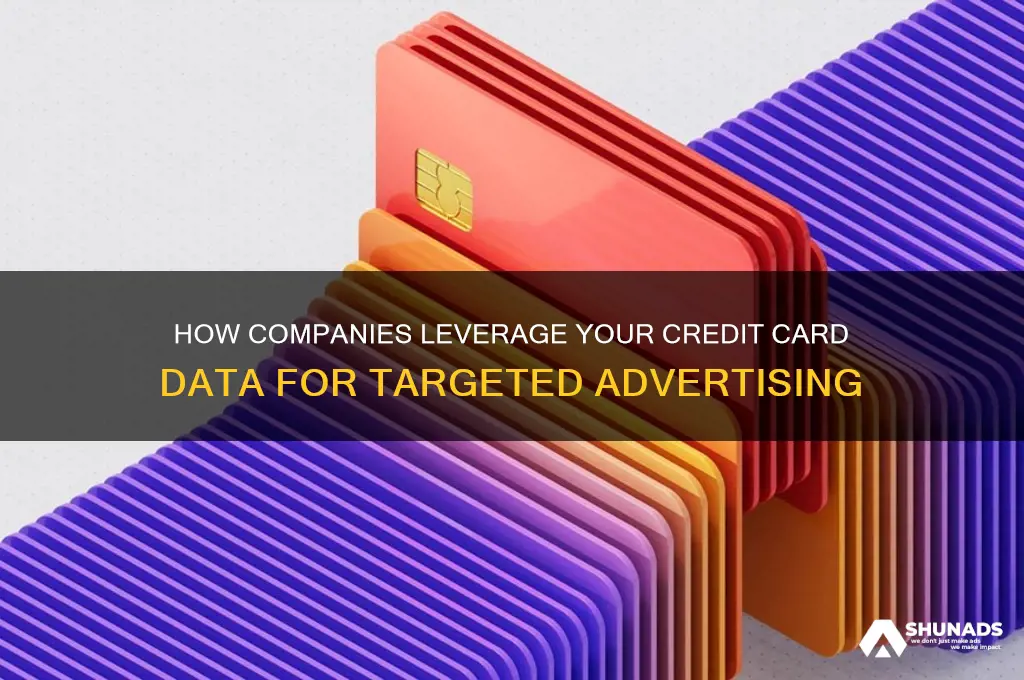 how do companies use your credit card purchases to advertise