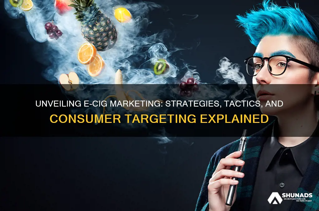how do e-cig companies advertise