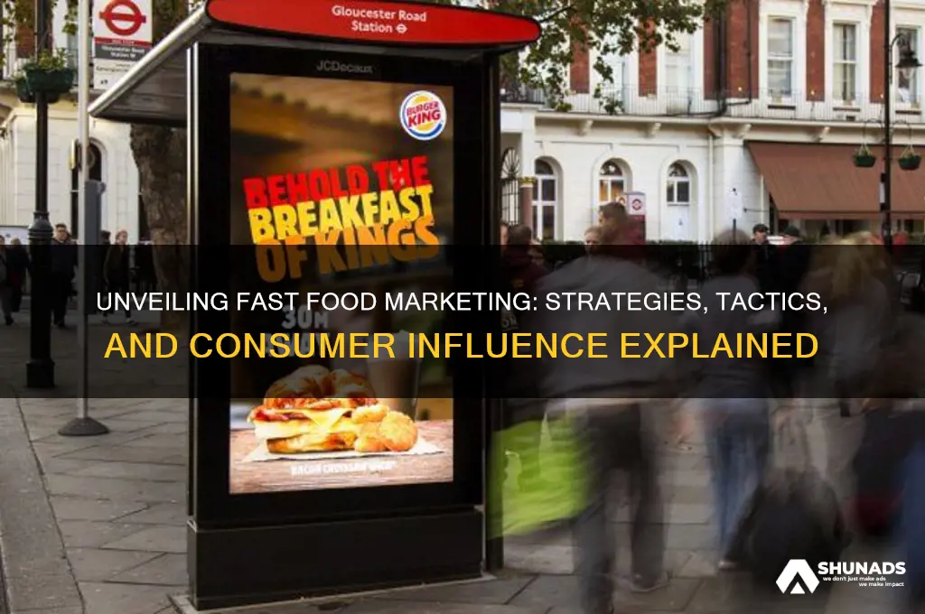 how do fast food companies advertise