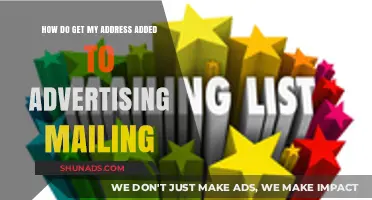 How to Get Your Address Added to Advertising Mailing Lists