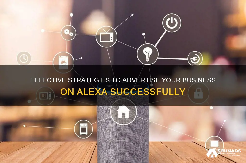 how do i advertise my business on alexa
