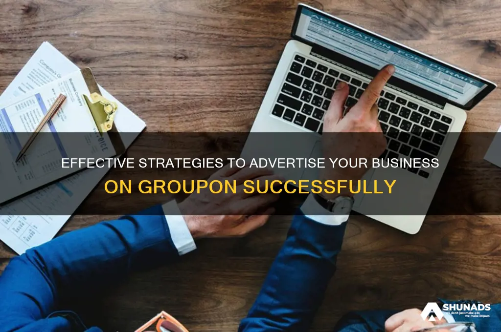 how do i advertise my business on groupon