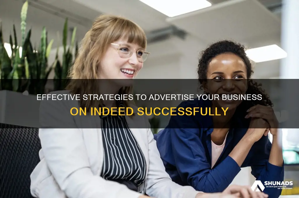 how do i advertise my business on indeed