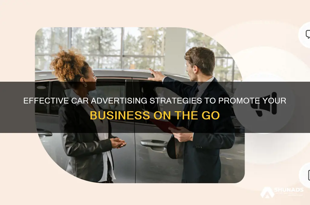 how do i advertise my business on my car