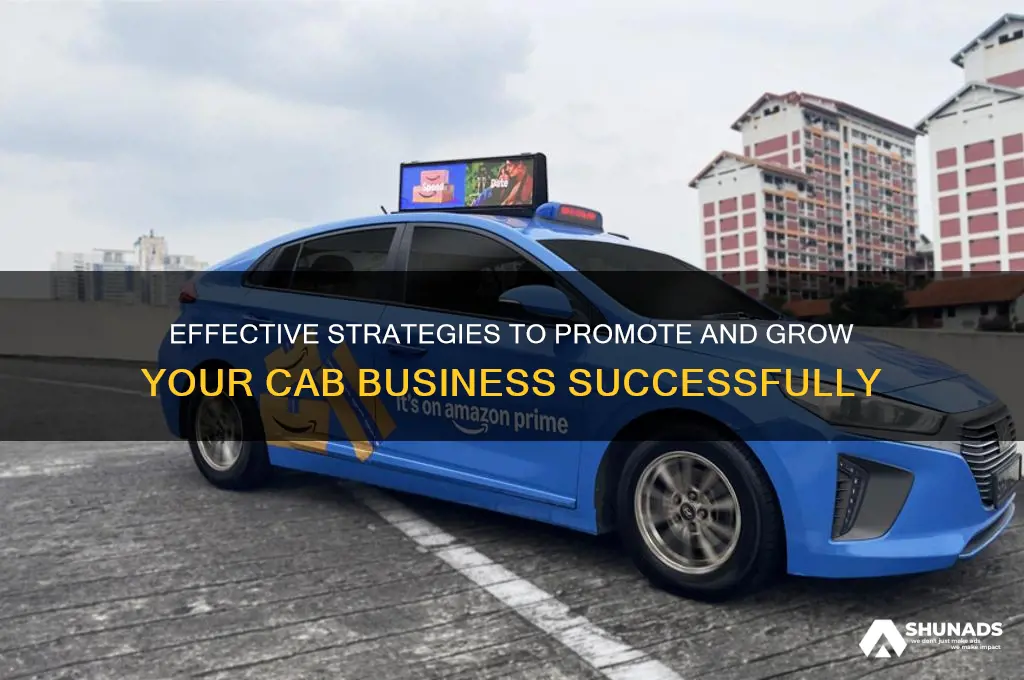 how do i advertise my cab business