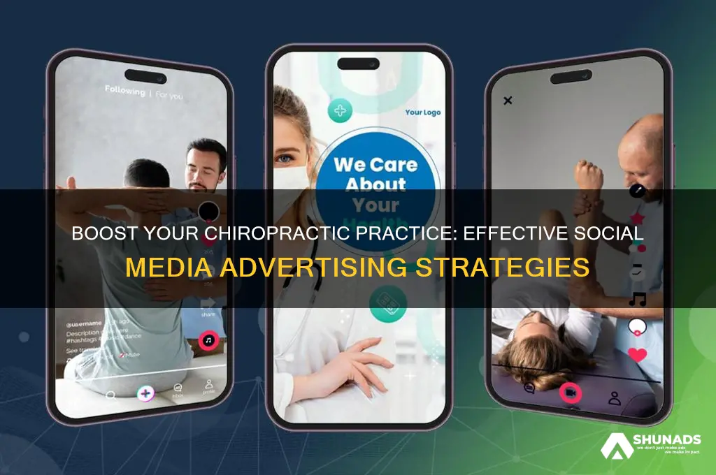 how do i advertise my chiropractic business on social media