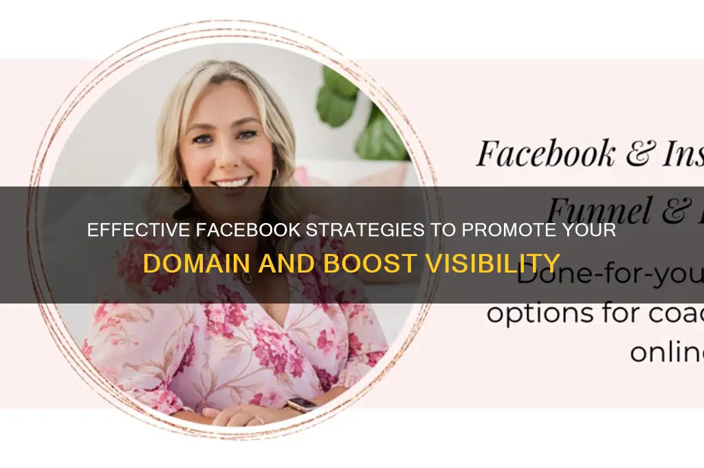 how do i advertise my domain on facebook