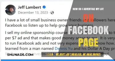 Effective Strategies to Advertise Your Lot on Facebook Page Successfully