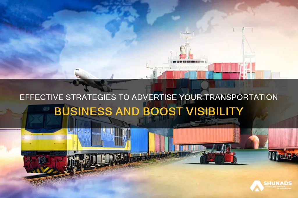 how do i advertise my transportation business