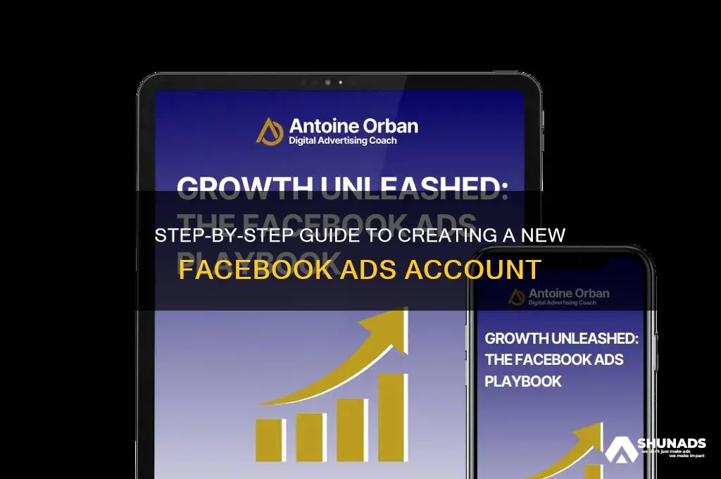 how do i create a new facebook ads account